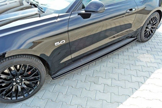 Seitenschweller Ansatz für Ford Mustang GT Mk6 Carbon Look