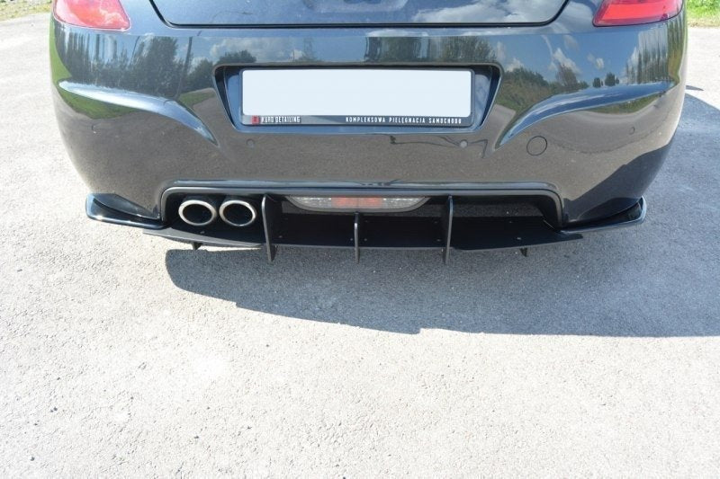 Heck Ansatz Flaps Diffusor für PEUGEOT RCZ  schwarz matt