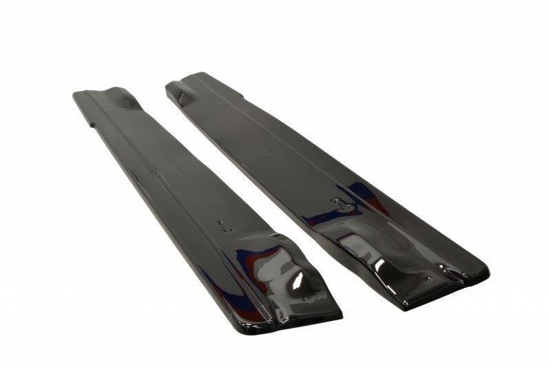 Seitenschweller Ansatz für Subaru Impreza WRX STI 2009-2011 schwarz matt