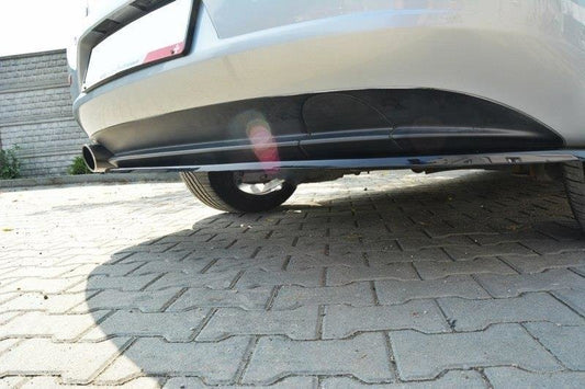 Mittlerer Diffusor Heck Ansatz für ALFA ROMEO 159  schwarz matt