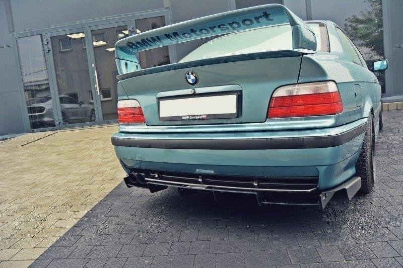 Diffusor Heck Ansatz für Heckschürze für BMW M3 E36