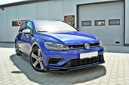 Front Ansatz V.2 für VW Golf 7 R / R-Line Facelift Carbon Look