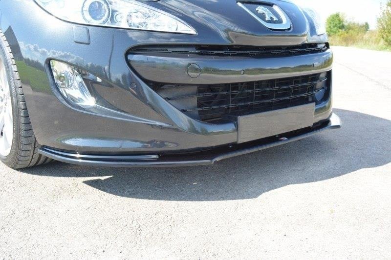 Front Ansatz V.2 für PEUGEOT RCZ schwarz Hochglanz