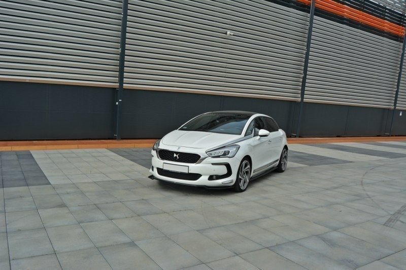 Front Ansatz für v.1 CITROEN DS5 FACELIFT, PREFACE schwarz Hochglanz