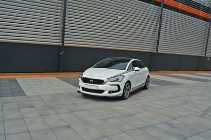 Front Ansatz für v.1 CITROEN DS5 FACELIFT, PREFACE schwarz Hochglanz