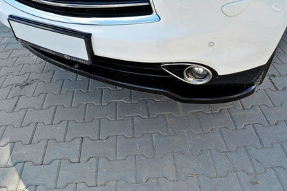 Front Ansatz für v.1 INFINITI QX70 schwarz matt