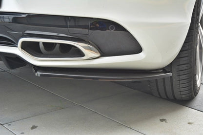 Heck Ansatz Flaps Diffusor für CITROEN DS5 FACELIFT, PREFACE schwarz Hochglanz