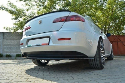 Mittlerer Diffusor Heck Ansatz für ALFA ROMEO 159  Carbon Look