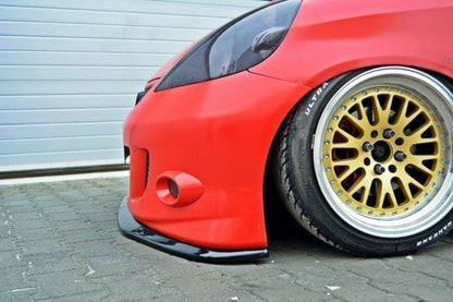 Front Ansatz für v.1 HONDA JAZZ MK1 schwarz Hochglanz