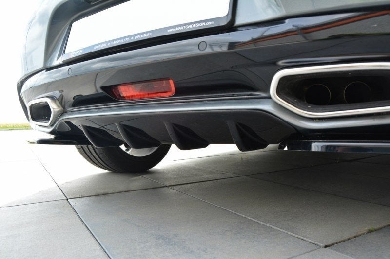 Diffusor Heck Ansatz für CITROEN DS5 schwarz matt