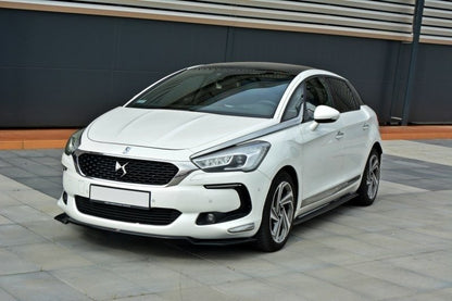 Front Ansatz für v.1 CITROEN DS5 FACELIFT, PREFACE schwarz Hochglanz