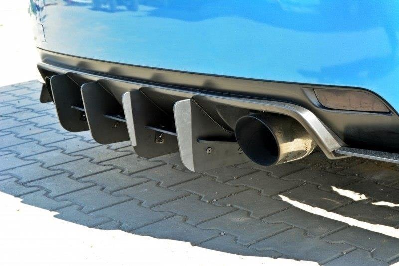 Diffusor Heck Ansatz für Heckschürze für Subaru Impreza WRX STI 2009-2011