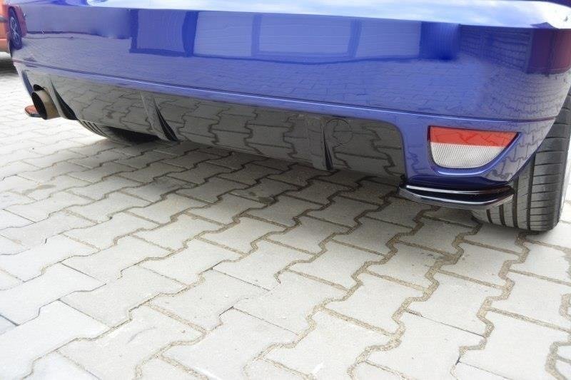 Heck Ansatz Flaps Diffusor für FORD FOCUS mk1 RS schwarz matt