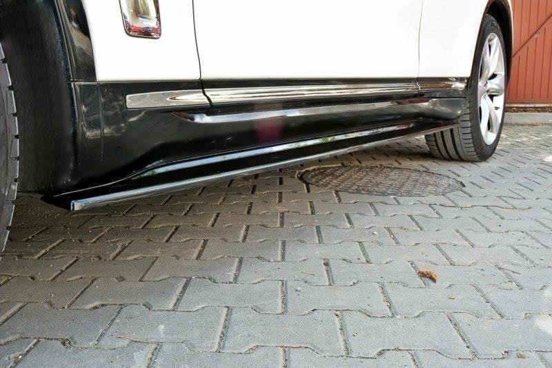 Seitenschweller Ansatz für INFINITI QX70 Carbon Look