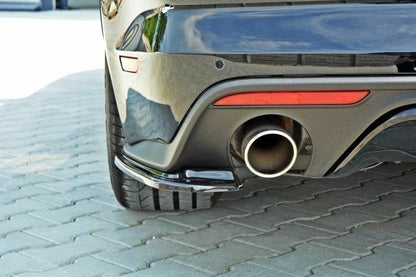 Heck Ansatz Flaps Diffusor für FORD MUSTANG MK6 GT schwarz matt