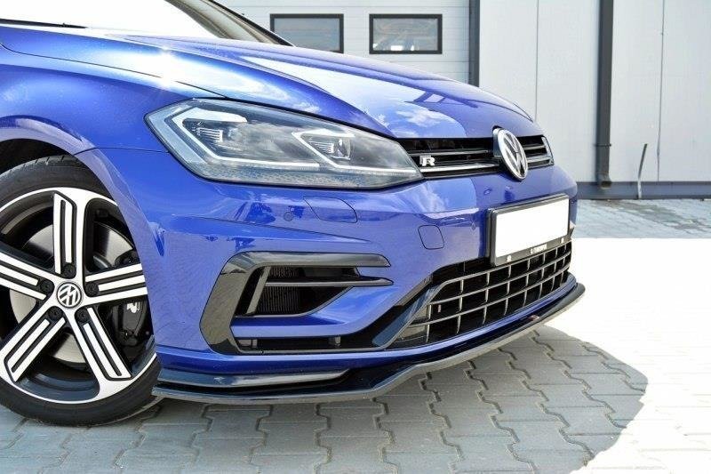 Front Ansatz V.3 für VW Golf 7 R / R-Line Facelift Carbon Look