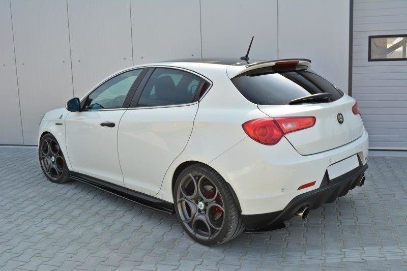 Seitenschweller Ansatz für V.1 für Alfa Romeo Giulietta schwarz matt