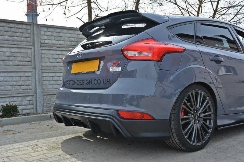 Diffusor Heck Ansatz passend für FOCUS ST MK3 (FACELIFT) RS-LOOK