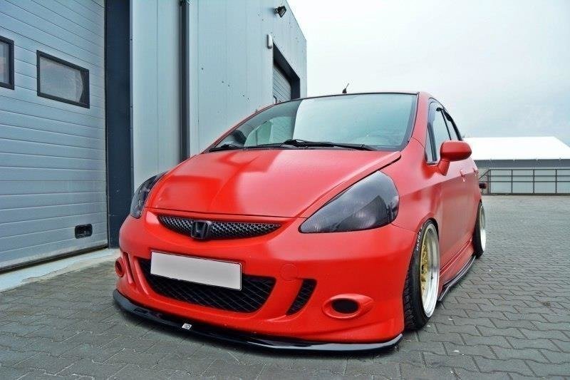 Front Ansatz für v.1 HONDA JAZZ MK1 schwarz Hochglanz