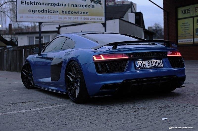 Seitenschweller Ansatz für Audi R8 Mk.2 Carbon Look