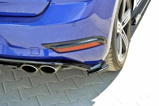 Hintere Nebelleuchten Abdeckung für für VW GOLF 7 R Facelift Carbon Look