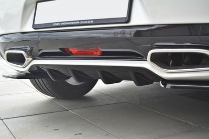 Diffusor Heck Ansatz für CITROEN DS5 Carbon Look