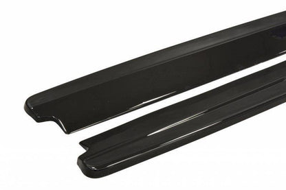 Seitenschweller Ansatz für Ford Mustang GT Mk6 schwarz Hochglanz