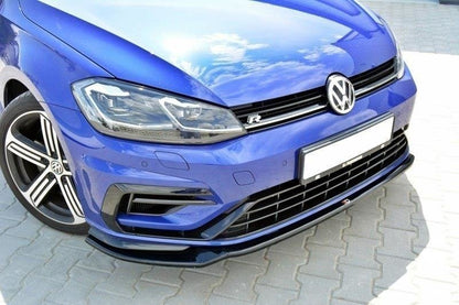 Front Ansatz V.3 für VW Golf 7 R / R-Line Facelift schwarz matt