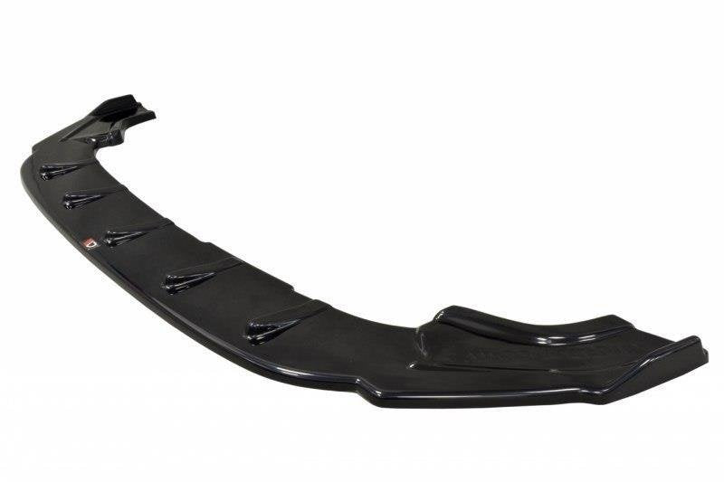 Front Ansatz V.1 für VW Golf 7 R / R-Line Facelift schwarz Hochglanz
