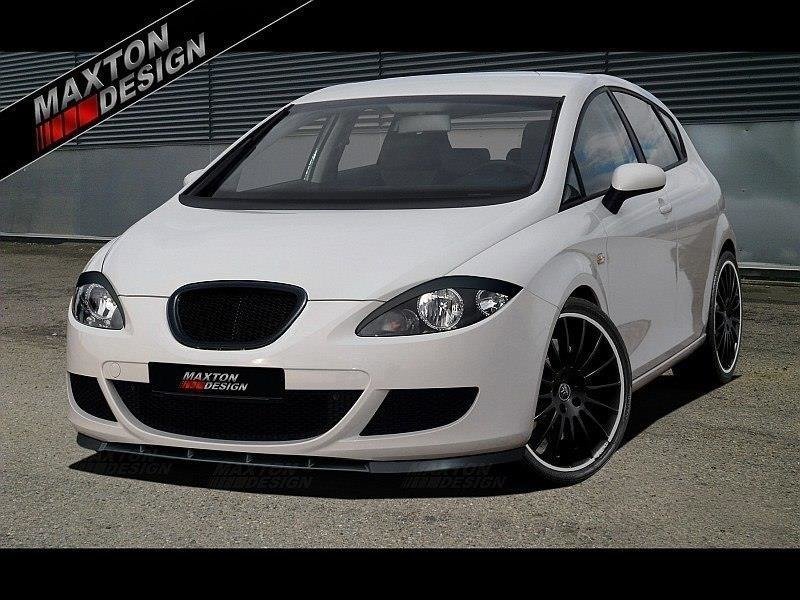 Front Ansatz für SEAT LEON MK2 (vor Facelift) Carbon Look