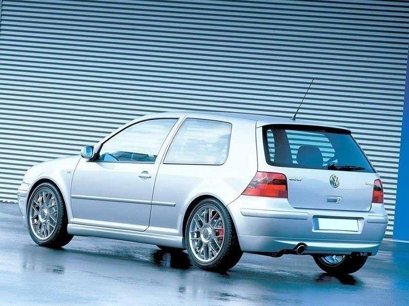 Heckschürze für VW GOLF 4 25"TH ANNIVERSARY LOOK (mit Endrohr)