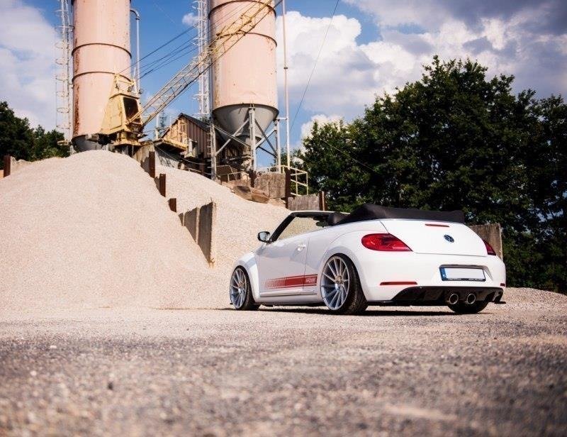 Diffusor Heck Ansatz für VW BEETLE schwarz matt