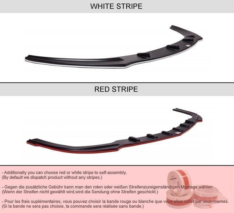 Front Ansatz für FIAT STILO Schumacher ED schwarz Hochglanz