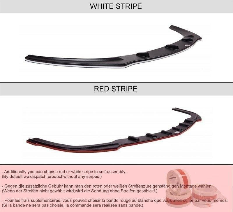 Heck Ansatz Flaps Diffusor für Lexus GS Mk4 Facelift H schwarz matt