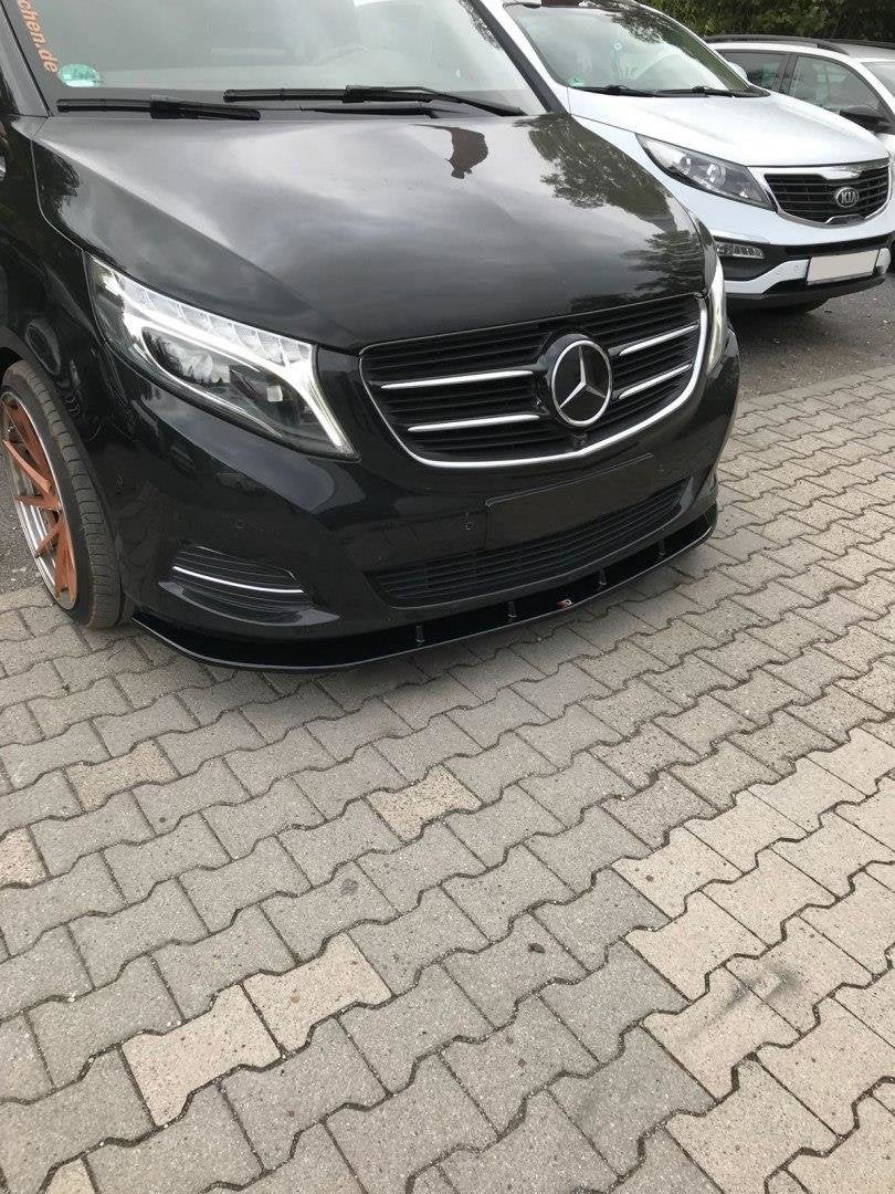 Front Ansatz für v.2 Mercedes V-Klasse W447 schwarz matt