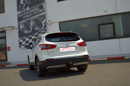 70mm Duplex Sportendschalldämpfer Nissan Qashqai J11