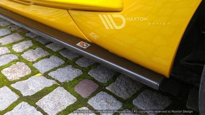 Seitenschweller Ansatz für RENAULT MEGANE 3 RS Carbon Look