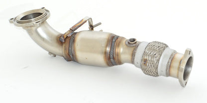 70mm Downpipe mit Sport-Kat. Ford Fiesta JA8 ST Facelift