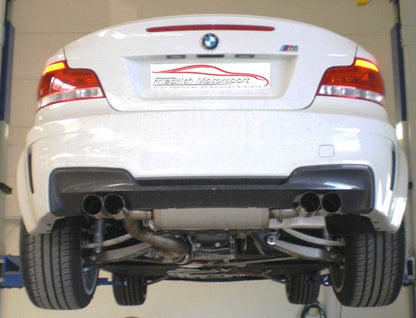 2x 63.5mm Duplex-Anlage mit 200 Zellen Sport-Kats. BMW 1er M-Coupe E82