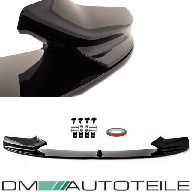 Frontspoiler Lippe Sport-Performance hochglanz Schwarz passend für BMW 5er F10 F11 M-Paket