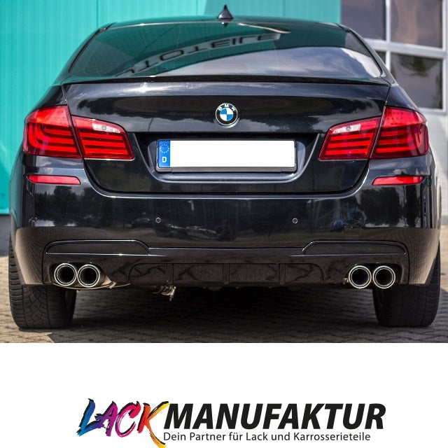 Sport-Performance Heckdiffusor Schwarz Glanz passt für BMW F10 F11 M-Paket M550