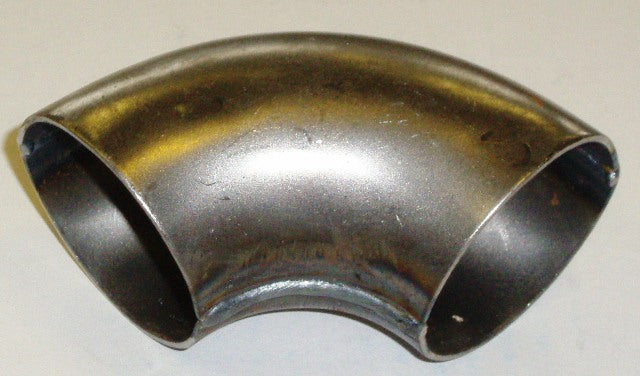 2" Rohrbogen 90° kleiner Radius aluminierter Stahl
