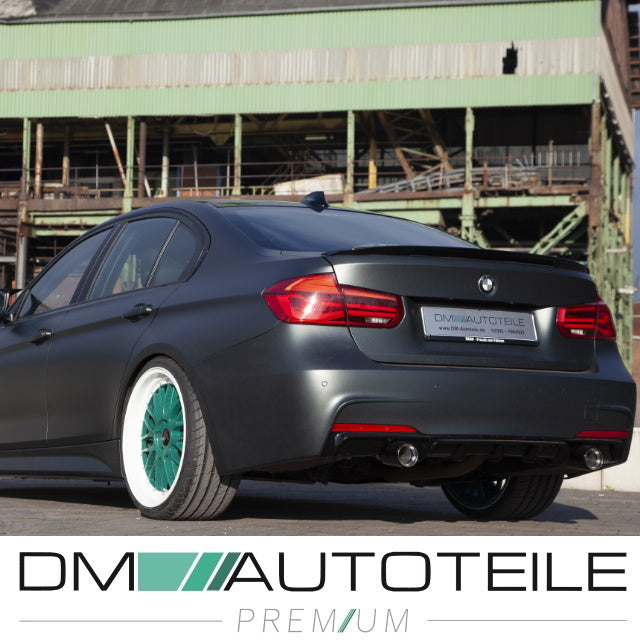 Sport-Performance Heckspoiler Koferraumspoiler Schwarz Glanz lackiert passt für BMW 3er F30 Limousine