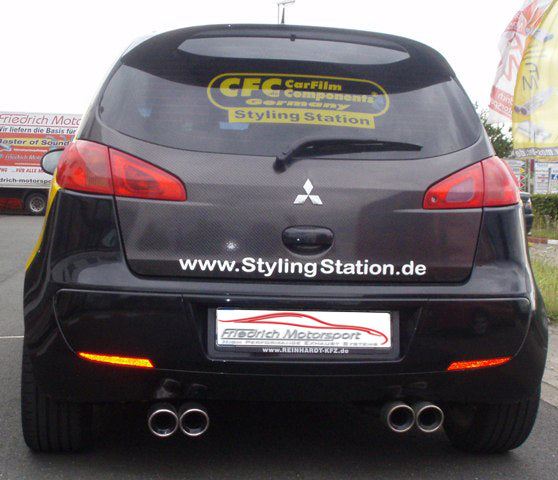 Duplex Sportendschalldämpfer Mitsubishi Colt CZ3 Z30