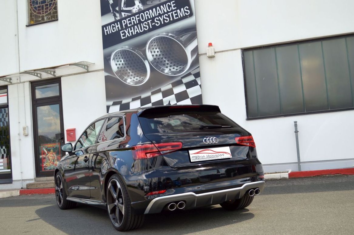 Duplex Sportendschalldämpfer Audi A3 8V 3-Türer Frontantrieb