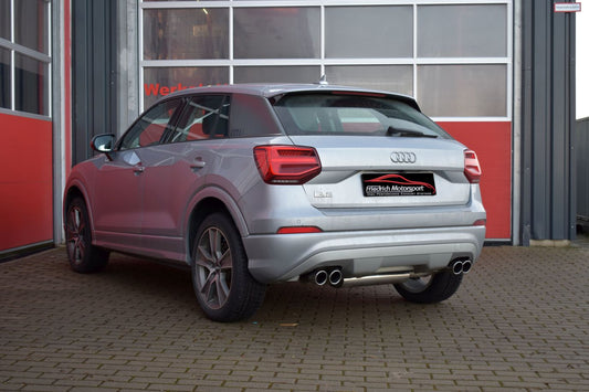 Duplex-Sportendschalldämpfer Audi Q2 GA Frontantrieb