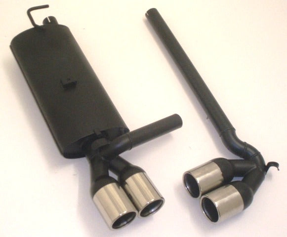 Duplex Sportendschalldämpfer Opel Kadett E