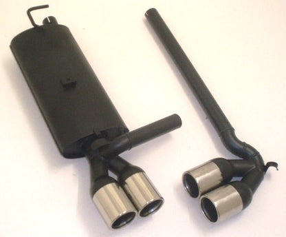 Duplex Sportendschalldämpfer Opel Kadett E