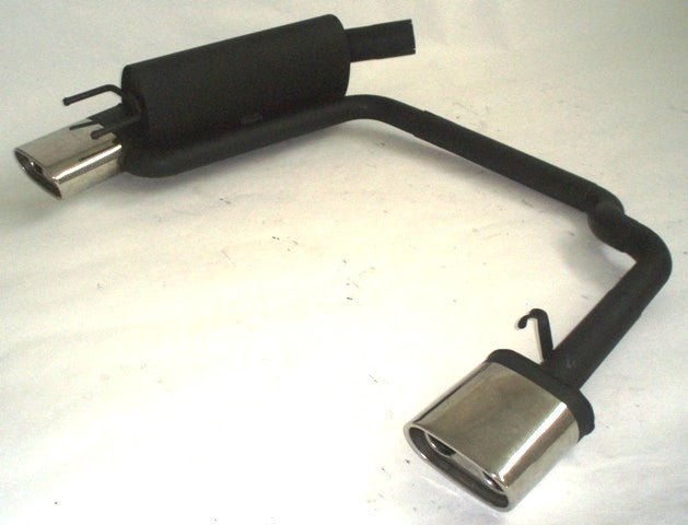 Duplex Sportendschalldämpfer Opel Corsa B
