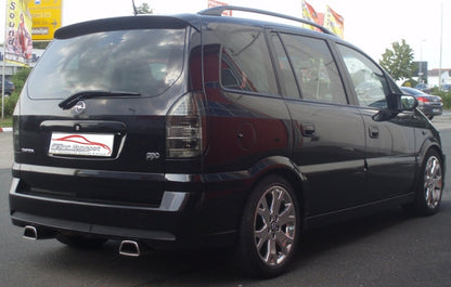 Duplex Sportendschalldämpfer Opel Zafira A